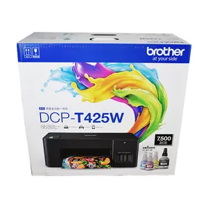 Brand New 4 Kleur Continu Dye Inkt Supply Desktop Inkjet Printer Voor Brother DCP-T220 /DCP-425W
