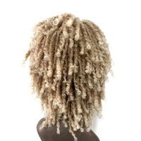 Nouvelle Arrivée Perruque Synthétique Tressée Fausses Locs au Crochet Résistante à la Chaleur avec Sangle Réglable et Bonnet en Maille Élastique Prix de Gros Prêt à l'emploi