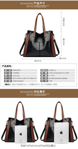 Bolsos cruzados de diseño de moda, bolsos de hombro de cuero PU de alta calidad, bolsos de mano casuales de lujo para mujer - Product Image 3