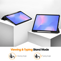 Étui intelligent pour Samsung Galaxy Tab S8 S7 A9 11 S10 S9 FE 10.9 Funda Galaxy Tab S10 S8 S9 FE Plus 12.4 13.1 avec porte-stylo