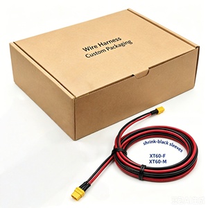 SHAN WEI OEM 铜芯汽车线束 XT30 XT60 XT90 带 PVC/硅胶护套定制长度母/公连接器 - Product Image 5