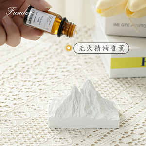 Fundag Alpine Diffuser Stone Plaster Aromatherapy Essential Oil Holder Indoor Ornament Home Fragrance Decor - Product Image 3