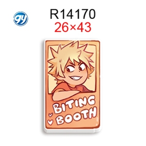 Anime <span class=keywords><strong>BNHA</strong></span> ciondoli in resina planar flat back artigianali accessori acrilici per forcina per telefono - Product Image 3