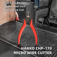 Pemotong Kawat Mikro Aman ESD Metrik/Imperial 1.5mm Stand-Off 16 Gauge Kapasitas Pemotongan Maksimum Merah