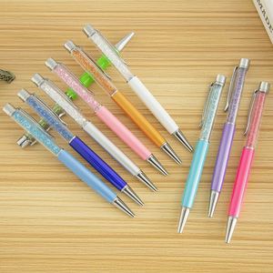 Hot Stock Crystal Diamond Filled Metal <b>Rotating</b> Ballpoint Pen Multi Color for Business Promotional Wholesale Gift Stationery - Product Image 3