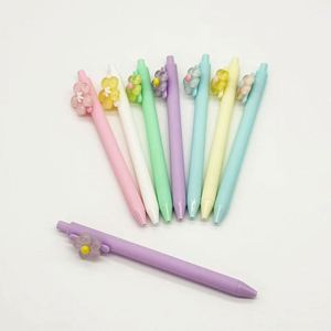 Stylo bille à clip fantaisie motif fleur, couleur tendance, mignon, cadeaux promotionnels personnalisés - Product Image 4