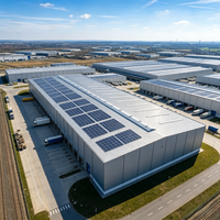 Entrepôt préfabriqué modulaire en acier galvanisé, fabricant de bâtiments, conception personnalisée disponible