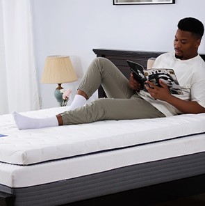 रंग अनुकूलित राजा रानी आकार tpe सिलिकॉन शीतलन एयर जेल ग्रिड हाइब्रिड गद्दे टॉपर - Product Image 6