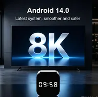 H96 MAX STB Premium 8K Streaming Smart Internet OTT Meilleure Box TV Android 12 Google Europe France Allemagne USA Essai gratuit