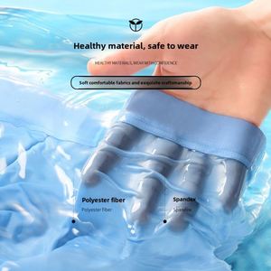 Ultra-Thin Summer <b>Boxer</b> Briefs for Men Seamless Ice Silk Cool Breathable Quick-Drying Mid-Waist Shorts Sexy Factory Direct - Product Image 3