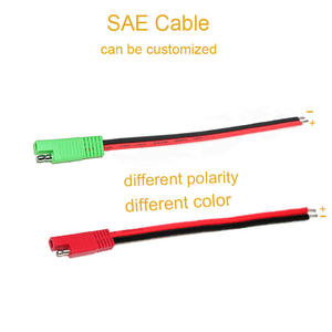 ผู้ผลิต OEM รับผลิตสายไฟเชื่อมต่อแบบถอดเร็ว 2 ขา 12V แบบปลั๊กสีเขียว คุณภาพสูงสำหรับยานยนต์ พร้อมขั้วต่อ SAE - Product Image 4