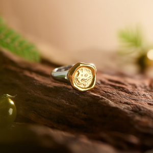 แหวนสวยงาม ทำจากสแตนเลสสตีล 316L ชุบทอง PVD ทนทาน เป็นมิตรต่อสิ่งแวดล้อม - Product Image 3