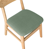 Housse de tabouret en polaire jacquard haute densité à motif quadrillé, extensible, qualité commerciale, pour hôtel, vente en gros
