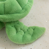 Peluche Tortue Marine Personnalisée avec Logo, Douce, Petite, Style Dessin Animé, Rembourrage Coton PP, Design Créatif et Adorable, Couette Thème Aquarium