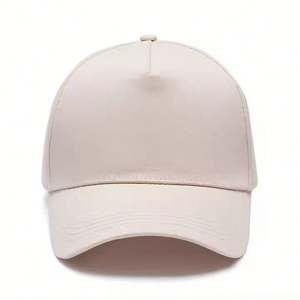 Gorras de Béisbol Personalizadas de 5 Paneles con Bordado 3D, Color Negro Liso, para Hombre y Mujer, Gorras con Visera Curva y Cierre a Presión - Product Image 2