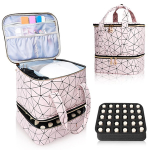 Hot Selling <strong>Nail</strong> Polish Organizer Bag Holds 30 Bottles <strong>Nail</strong> Polish &amp; <strong>Nail</strong> Lamp <strong>Nail</strong> Kit Bag for <strong>Nail</strong> <strong>Stuff</strong> &amp; Manicure Tools - Product Image 5