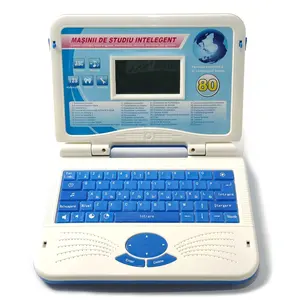 80 Funktionen Kinder Pädagogisches Englisch und Rumänisch Laptop Lernmaschine Lernspiel zeug mit Musik Akzeptabel mit Maus