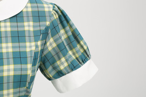 Robes Chemises Sans Manches à Bretelles Fines pour Femmes, Style Vintage Rétro à Carreaux, Écologiques, Respirantes, en Tissu Peigné Teint Uni Lavable - Product Image 3