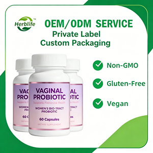 Cápsulas Probióticas para Mujeres de Marca Privada OEM ODM, Fórmula Personalizada, Suplemento para la Salud Vaginal y Urinaria, 6B CFU, Vegano, Sin Gluten - Product Image 3