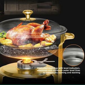 Juego de Recipientes para Calentar Comida de Acero Inoxidable, Ecológico, Sostenible, Apto para Lavavajillas, Resistente a Altas Temperaturas, Apto para Horno, Apto para Microondas - Product Image 2