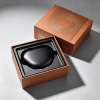 Boîte d'emballage personnalisée de luxe pour écouteurs intelligents, boîte à rabat magnétique, boîte cadeau rigide de qualité supérieure pour écouteurs sans fil, vente en gros