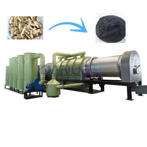 เครื่องผลิตถ่านเปลือกวอลนัทราคาประหยัด เตาเผาถ่านแบบไพโรไลซิส - Product Image 1
