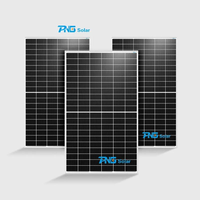 Panel Surya Monokristalin Bifasial PNG Factory Direct 600W 615W 710W Modul PV Half Cell Panel Surya Kaca Ganda