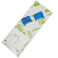 2002-1204 Bornier de raccordement industriel DIN Rail Mount, connecteur traversant, bleu, en stock, version allemande originale 2002-1204