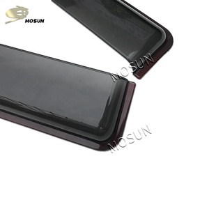 MOSUN-visera de ventana para coche, protector contra la lluvia, el sol, el humo oscuro, para <span class=keywords><strong>Ford</strong></span> <span class=keywords><strong>Transit</strong></span> 2013, inyección, Deflector de ventana - Product Image 3