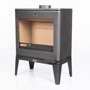 Estufa de Leña Ecológica. <span class=keywords><strong>Chimenea</strong></span> Moderna de Hierro Fundido. - Product Image 1