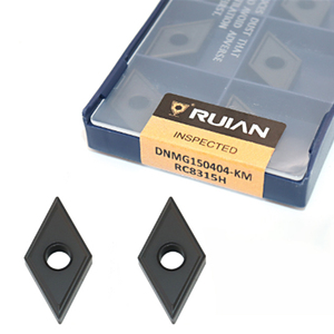 เครื่องมือตัดภายนอกทรงข้าวหลามตัด CNC ของ Rui'an สำหรับการแปรรูปเหล็กหล่อ DNMG150404 DNMG150612 KM RC8315H - Product Image 4