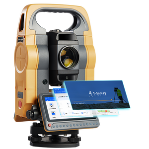 Estação <span class=keywords><strong>Total</strong></span> Inteligente Android Hi-target <span class=keywords><strong>ZTS</strong></span>-720 Sem Prisma 1000 Layout CAD Alta Precisão para Levantamento de Engenharia 30x Ampliação - Product Image 3