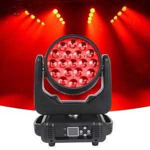 Cabezal Móvil LED de Alta Resistencia, 2 Piezas en 1 Estuche, 19*15 Vatios, DMX512, Zoom, Efecto Aura, para DJ, KTV, Clubes, Eventos - Product Image 5