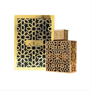Cross-border Wholesale Women's 100ml <b>Perfume</b> New Foreign Trade Grid Design Dubai Arab Middle East - Product Image 3