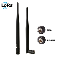 Antena LoRa Plegable 868MHz 900MHz 915MHz Rubber Duck o RP Hembra 3/5dBi Omnidireccional para Router y Sensor LoRa LoRaWAN
