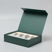 Boîte cadeau en papier rigide pliable magnétique avec doublure en éponge, taille personnalisée, impression multicolore pour vêtements, chaussures et cosmétiques