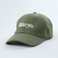Chapeaux de papa personnalisés avec broderie plate non structurée Tissu en coton Casquettes de baseball non structurées avec broderie de logo personnalisée