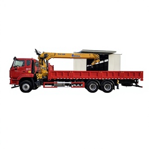 Grúa telescópica montada en camión en venta, camión de carga Sinotruck Howo 8*2 con grúa - Product Image 1