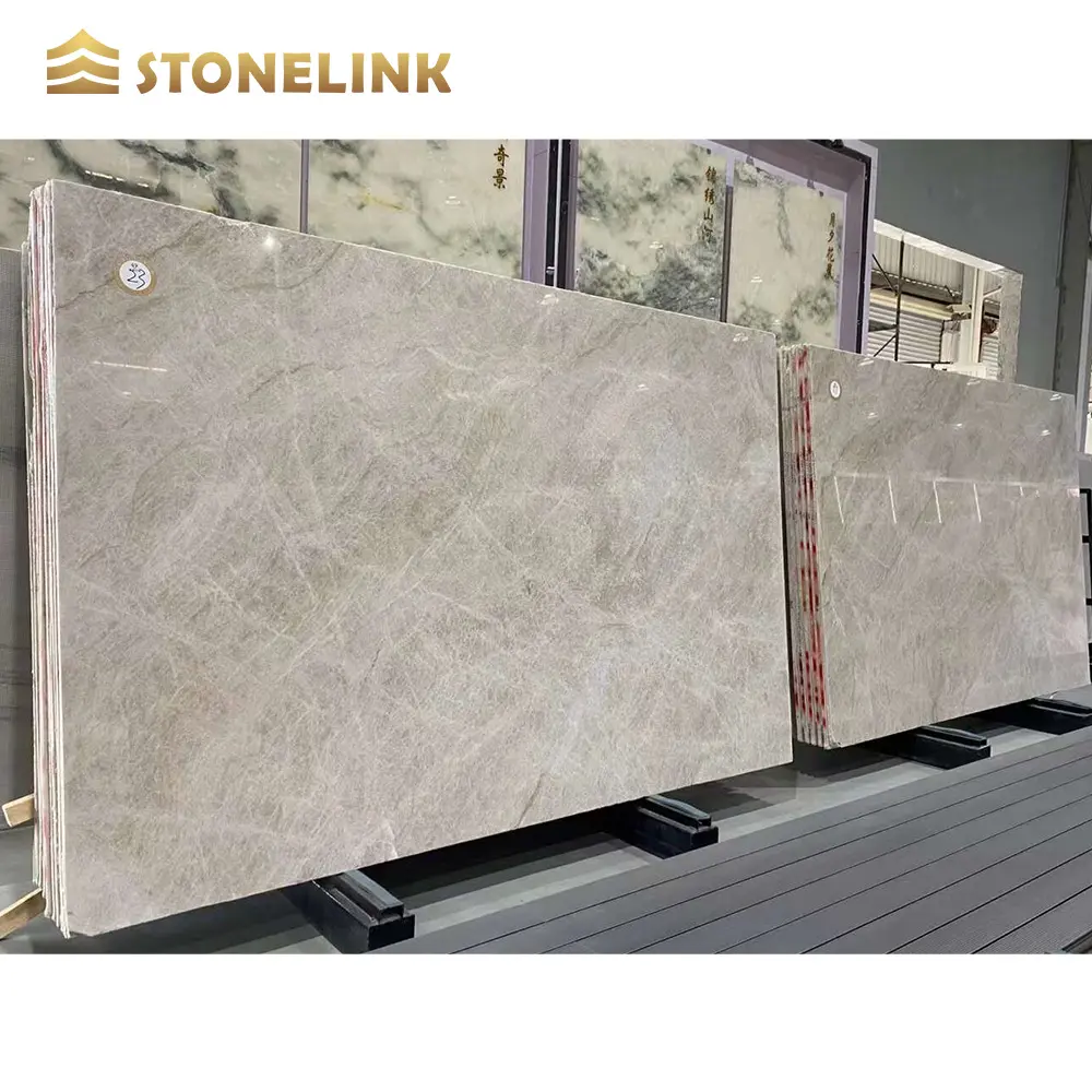 Luxus Naturstein Quarzit Arbeits platten Taj Mahal Quarzit Big Slabs Brasilien Granit