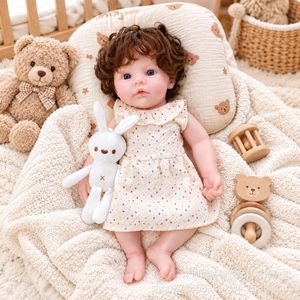 Muñeca <span class=keywords><strong>reborn</strong></span> <span class=keywords><strong>de</strong></span> silicona sólida <span class=keywords><strong>de</strong></span> 16 pulgadas, con boca abrible, bebé realista suave y elástico, muñeca <span class=keywords><strong>de</strong></span> silicona integral. - Product Image 1
