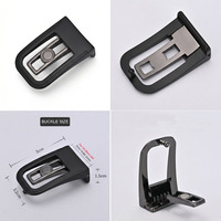 En stock – Boucle de ceinture 30 mm en alliage de zinc pour homme, à clipser, bicolore (Gunmetal, Or, Nickel), styles variés, logo personnalisé, vente en gros, OEM
