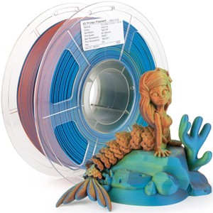ISANMATE nuevo lanzamiento PLA filamento PLA mate tricolor malaquita para impresión <span class=keywords><strong>de</strong></span> alta velocidad 30-300 mm/s - Product Image 1