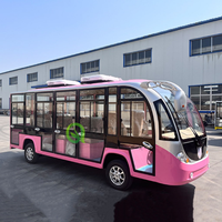 Bus de tourisme tout-terrain Richi Electric 6x6, moteur 5KW, 8-23 places, batterie lithium, transport automatique de passagers