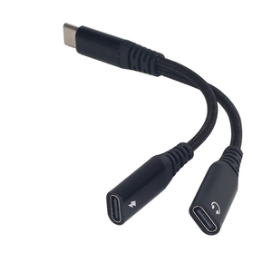 <span class=keywords><strong>2</strong></span> trong 1 kép <span class=keywords><strong>USB</strong></span> C Splitter Loại C âm thanh <span class=keywords><strong>Adapter</strong></span> dây Loại C âm thanh Dongle cáp với sạc nhanh - Product Image 1