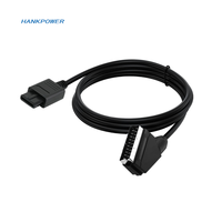 Câble AV haute vitesse 6ft péritel rvb pour console de jeu SNES N64 Gamecube NGC