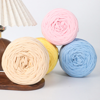 Süper Kalın Polyester Tişört İpliği Kalın Kumaş Şeridi DIY Tığ İşi Çanta El Örgüsü Battaniye Halı Ev Dekor Aksesuarları için