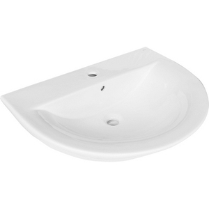 Lavabo a Parete con Foro Singolo L66 per Bagno - Product Image 1