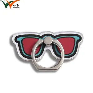 Suporte de anel de metal para celular, óculos populares em forma de 360°, fornecimento direto da fábrica