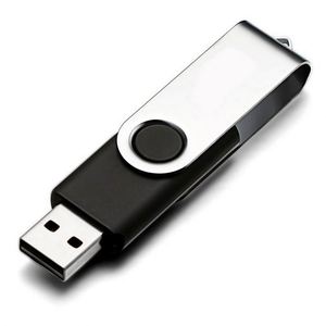 Clé USB pivotante en métal 3.0 1 Go 2 Go 4 Go 8 Go 16 Go 32 Go 64 Go – Clé USB économique avec interface USB 2.0 - Product Image 1