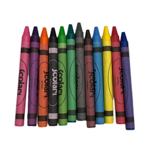 Giao Hàng Nhanh Trẻ Em Crayon Vẽ Sáp Crayons <span class=keywords><strong>Toddler</strong></span> Sản Phẩm 12 Màu Sắc Crayon De Couleur - Product Image 6